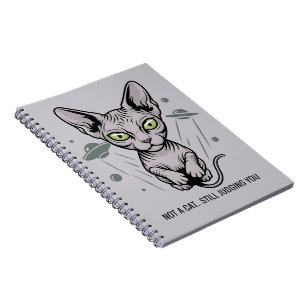 Carnet Chat Sphynx Judicieux dans l'Art Spatial