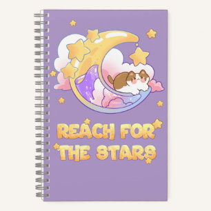 Carnet chat sur la lune