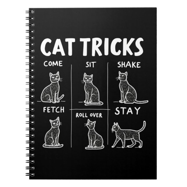Carnet Chat Tricks Purr-Fparfaitement Hilarious Feline Fu (Devant)