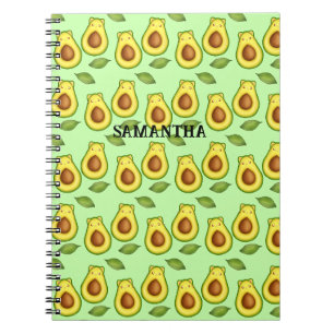 Carnet Chat vert Avocado