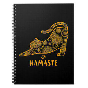 Carnet Chat Yoga Namaste OM - Funny Yoga T-shirt cadeau