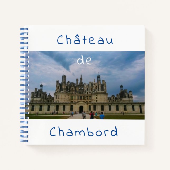 Carnet Château de Chambord Architecture France (Devant)