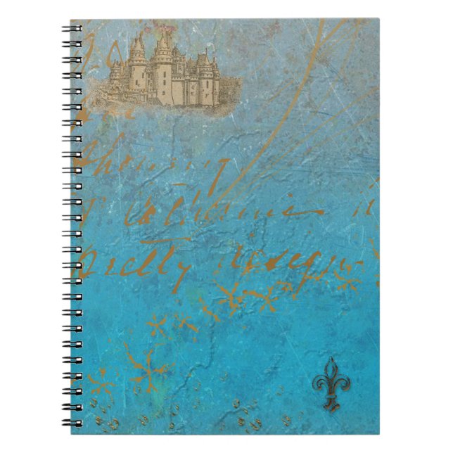 Carnet Château de Fairy Tale & Fleur de lis (Devant)