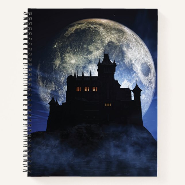 Carnet Château de fantaisie pendant la nuit (Devant)