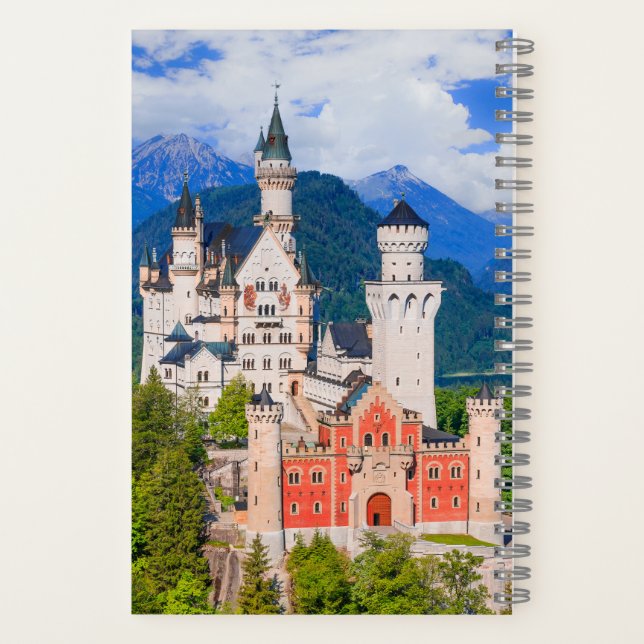 Carnet Château de Neuschwanstein Allemagne (Verso)
