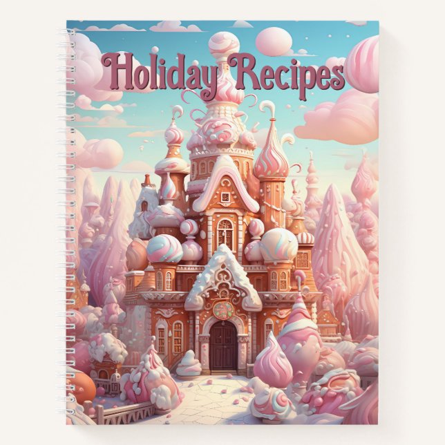 Carnet Château de pain d'épices - Recettes de vaca (Devant)