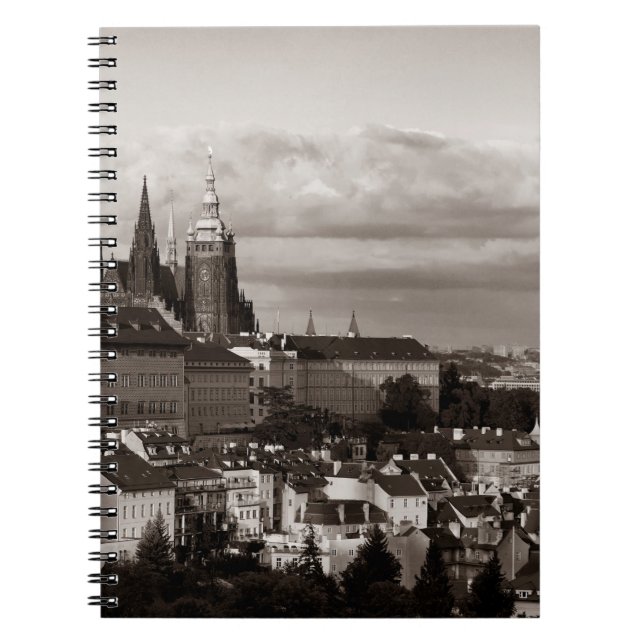 Carnet Château de Prague avec Cathédrale Saint Vitus en t (Devant)