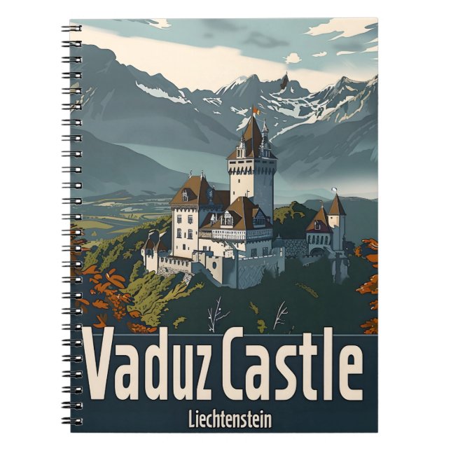 Carnet Château de Vaduz Liechtenstein (Devant)