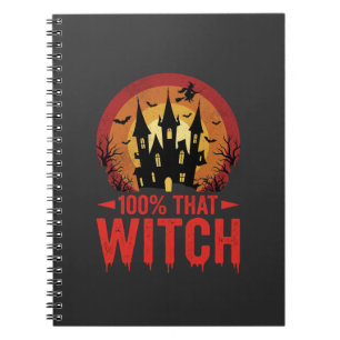 Carnet Château d'Halloween de cette sorcière à 100%