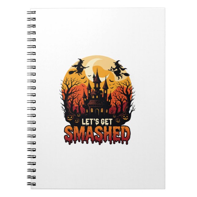 Carnet Château Hanté Halloween Sorcières Fous Faisons (Devant)