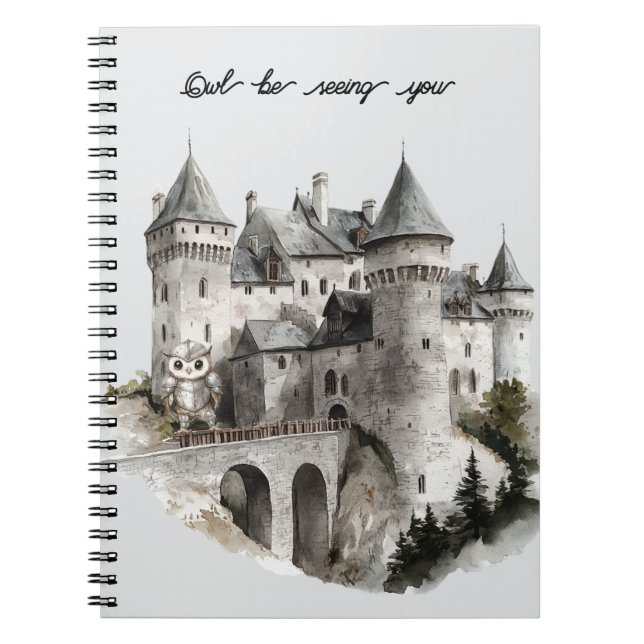 Carnet Château Hibou Vous Verrons Bien (Devant)