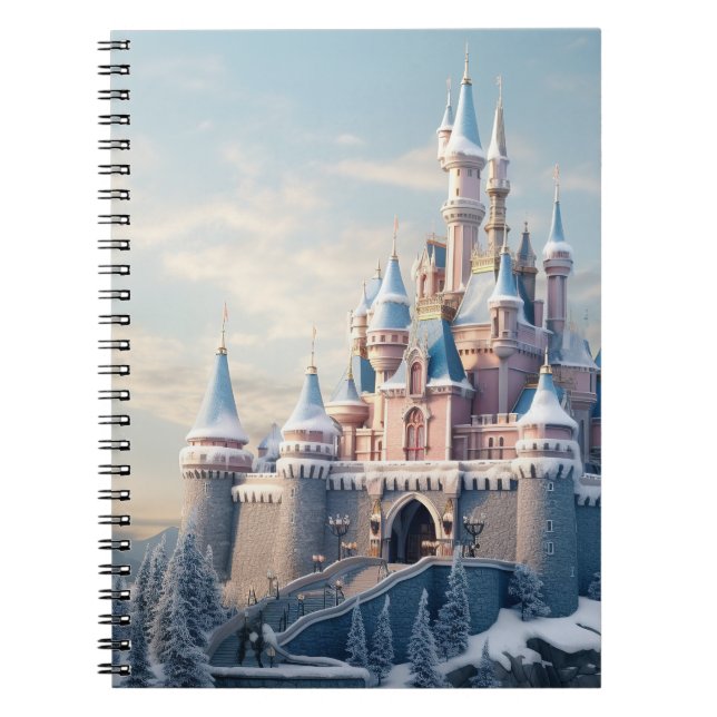 Carnet Château numérique fantastique dans les montagnes  (Devant)