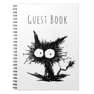 Carnet Chaton mal peigné noir GabiGabi