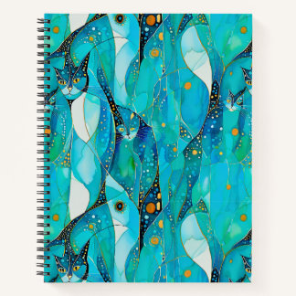 Carnet Chatons Abstraits