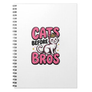 Carnet Chats avant frères conception de t-shirt de couron
