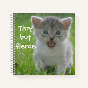 Carnet Chats Badass - "Minuscule mais Féroce" Chatons