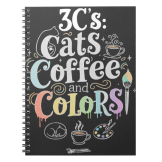 Carnet Chats Café et Couleurs