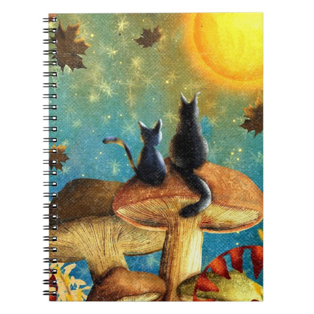 Carnet Chats de champignons (Devant)
