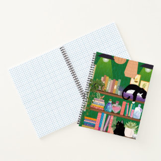 Carnet Chats de librairie