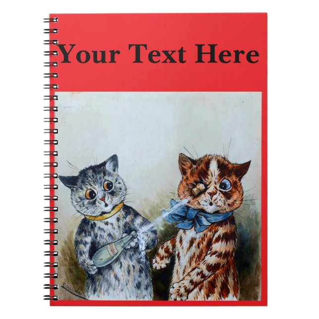 Carnet chats de Louis Wain  (Devant)