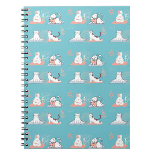 Carnet Chats de Yoga Lotus