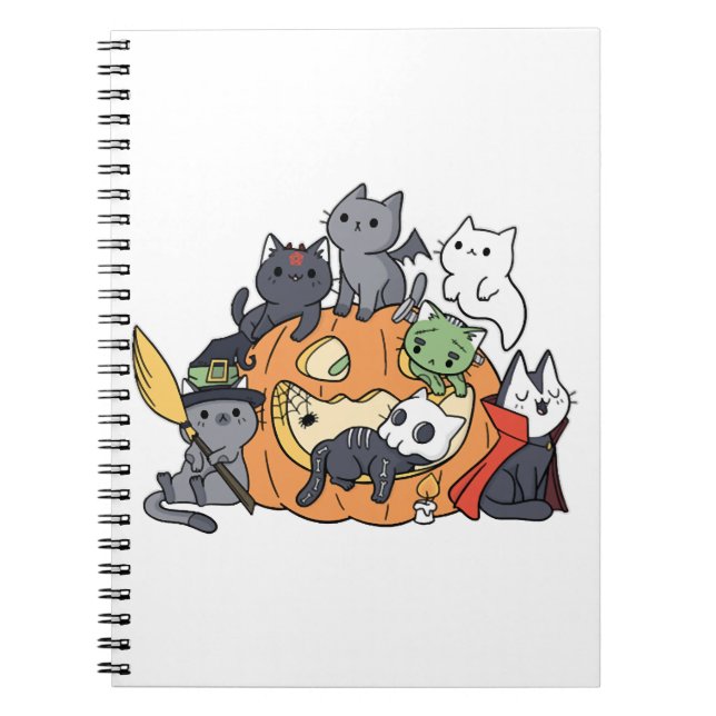 Carnet Chats d'Halloween Kittens (Devant)