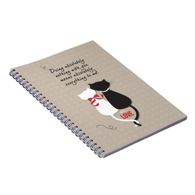 Carnet Chats en amour (Côté Droit)