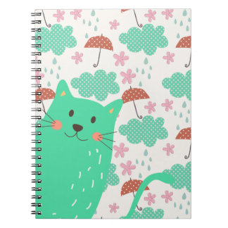 Carnet Chats en pluie