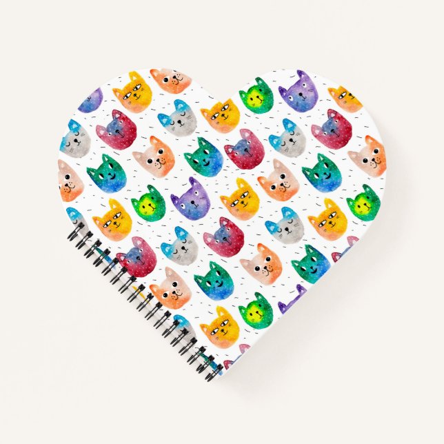 Carnet Chats et amis à l'aquarelle (Devant)