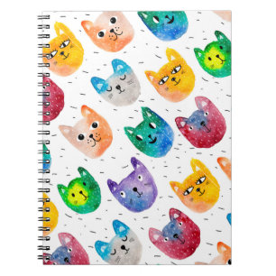 Carnet Chats et amis à l'aquarelle