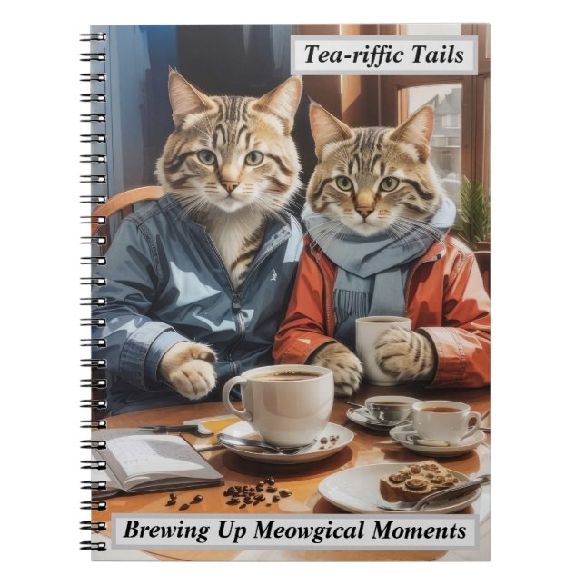 Carnet Chats et café (Devant)