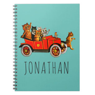 Carnet Chats et chatons de dessins animés drôles vintage 
