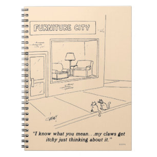 Carnet Chats griffant des meubles