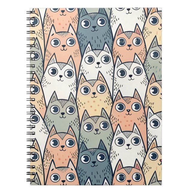 Carnet Chats Mignons  (Devant)