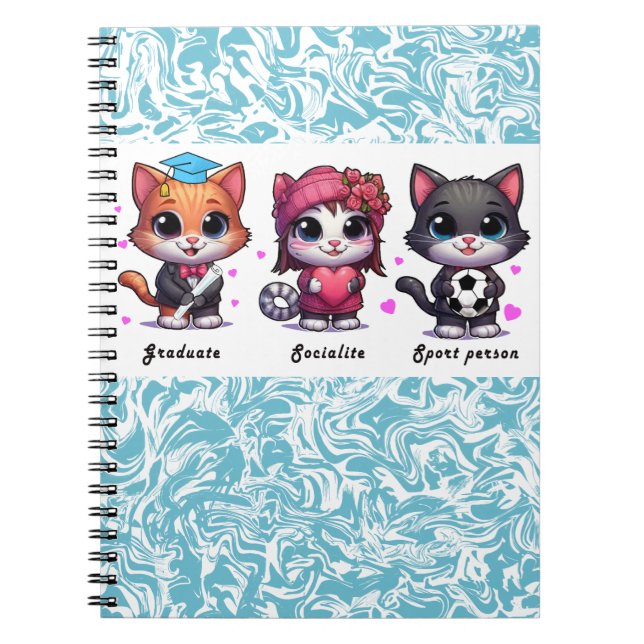 Carnet chats mignons (Devant)