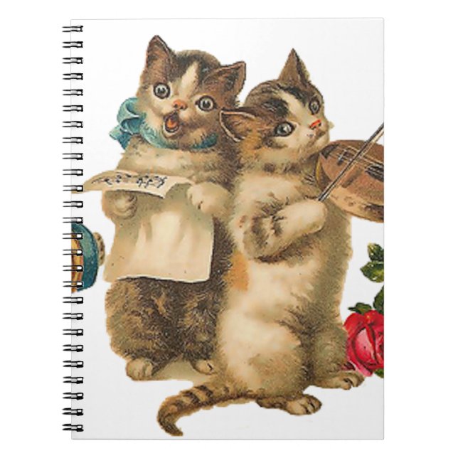 Carnet Chats musicaux (Devant)