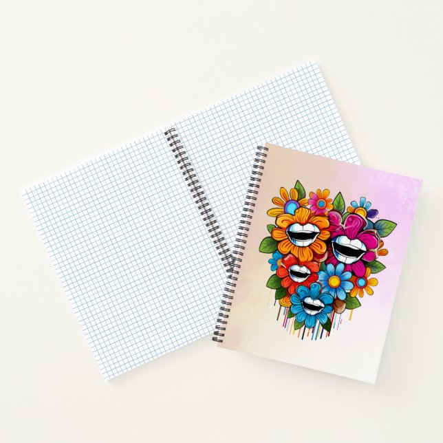 Carnet Chatty Blossoms Taza (Intérieur)