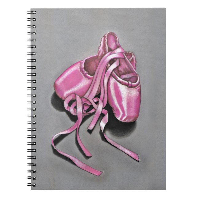 Carnet Chaussons de ballet roses (Devant)