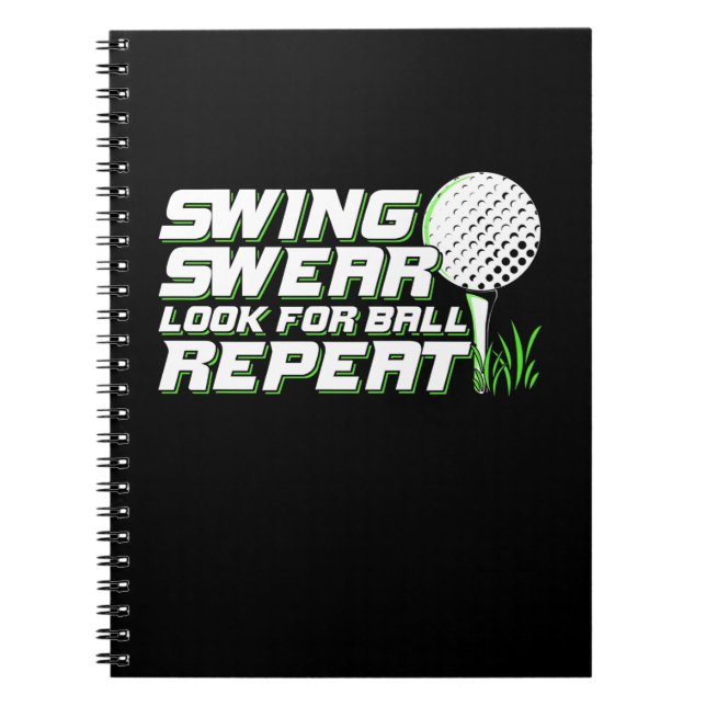 Carnet Chaussure De Golfeur Chercher La Boule (Devant)