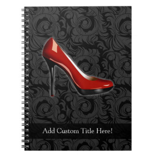 Carnet Chaussure rouge sassy