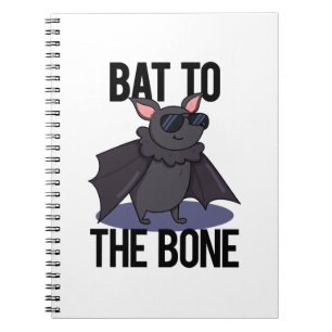 Carnet Chauve-souris jusqu'à l'os Blague d'animal drôle