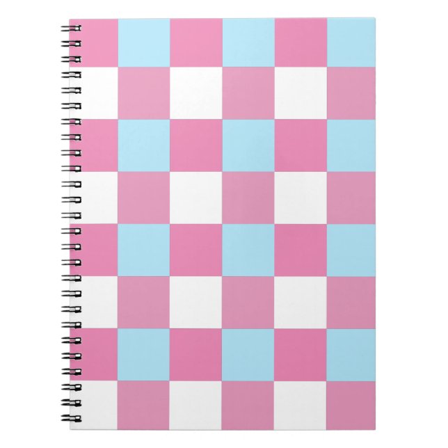 Carnet Checkerboard Pattern  (Devant)