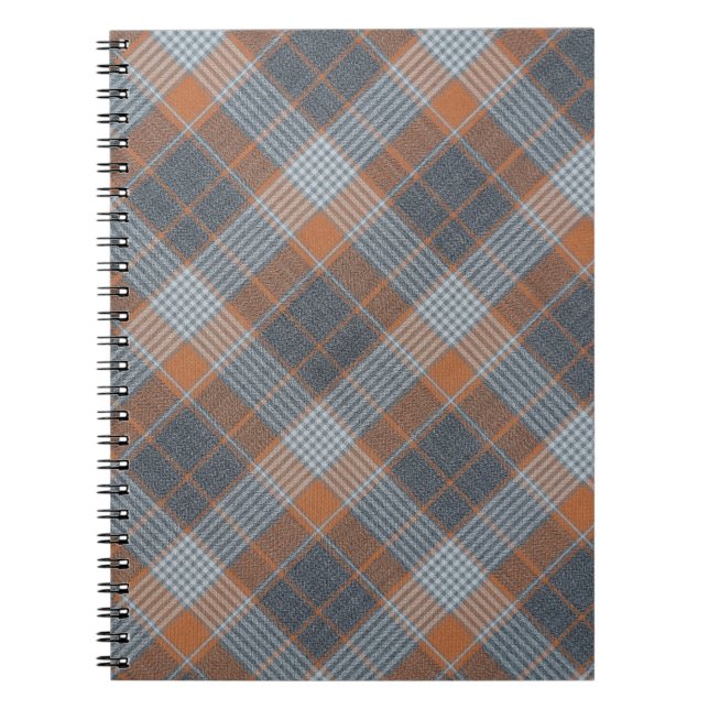 Carnet Checkered material tartan pattern textile texture  (Devant)