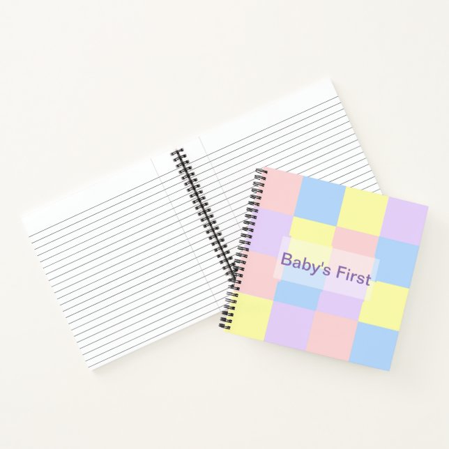 Carnet Checkers Pastel Spring (Intérieur)