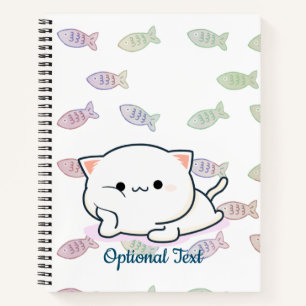 Carnet Cheeky Kawaii Style Kitten