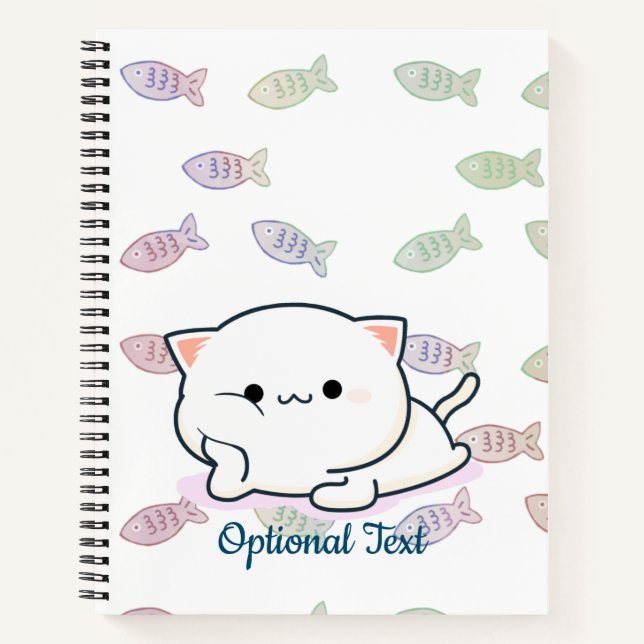 Carnet Cheeky Kawaii Style Kitten (Devant)