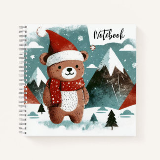 Carnet Cheer Alpine – Santa Bear dans un Pays Merveilleux