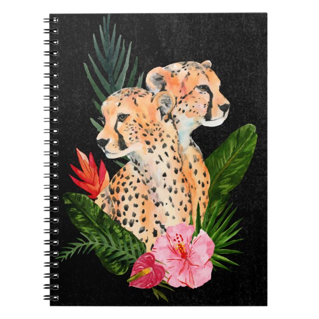 Carnet Cheetah Bouquet (Devant)