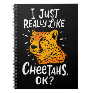 Carnet CHEETAH: I Just Really Like Cheetahs