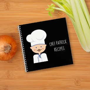 Carnet Chef culinaire - Recette de dessin animé de cuisin